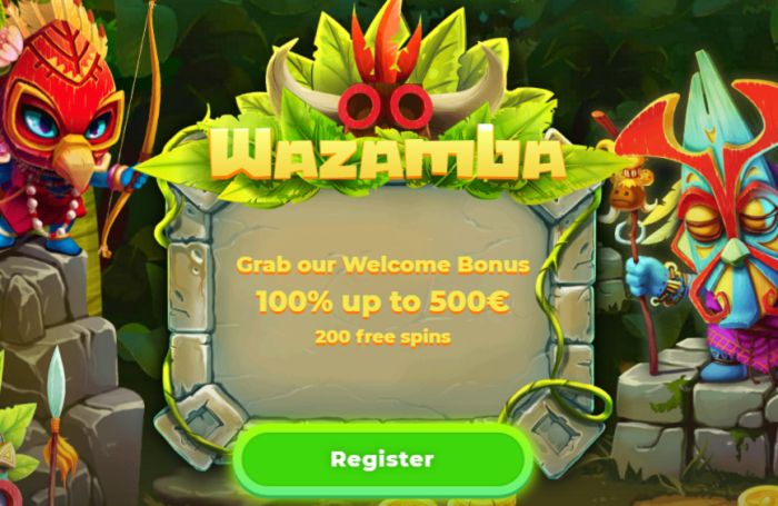 The Welcome Bonus Of Wazamba Casino